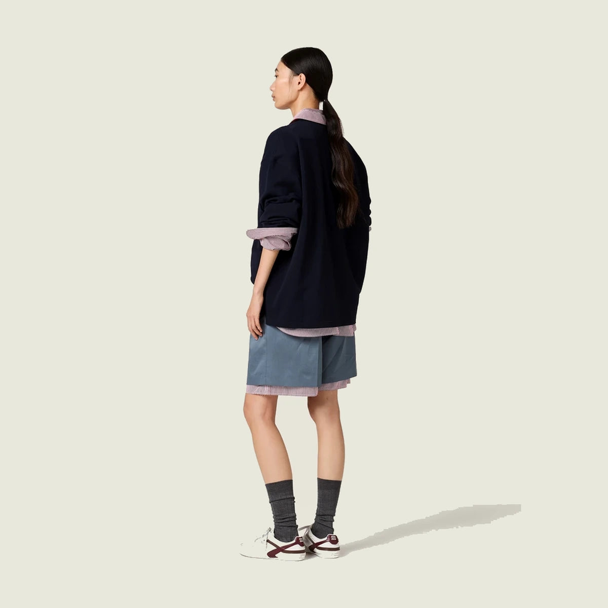 Cotton Piqué Polo Shirt — Navy