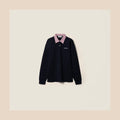 Cotton Piqué Polo Shirt — Navy