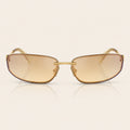 0MU A50S Oval Sunglasses Eyewear Yellow