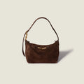 Spirit suede bag - Dark Brown