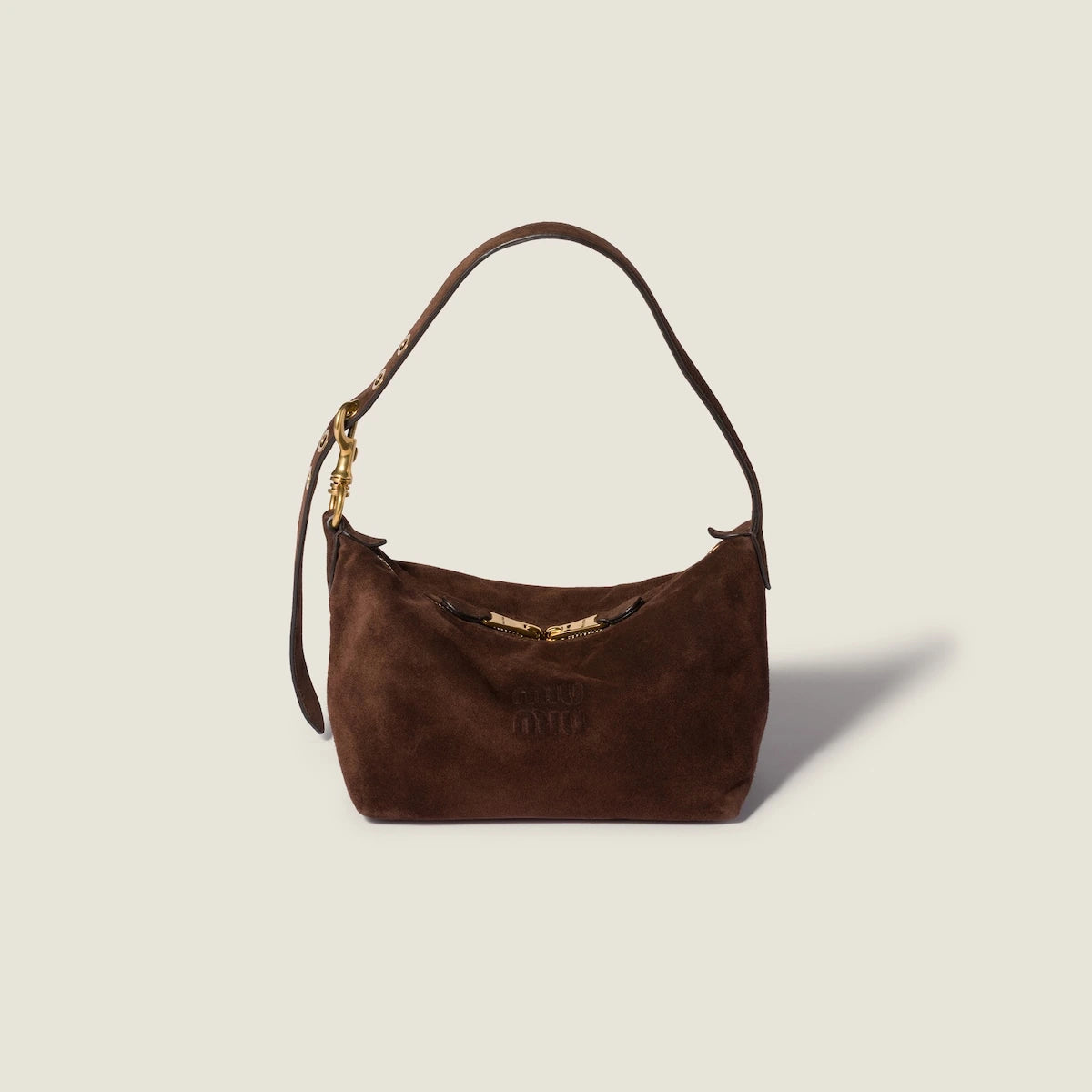 Spirit suede bag - Dark Brown