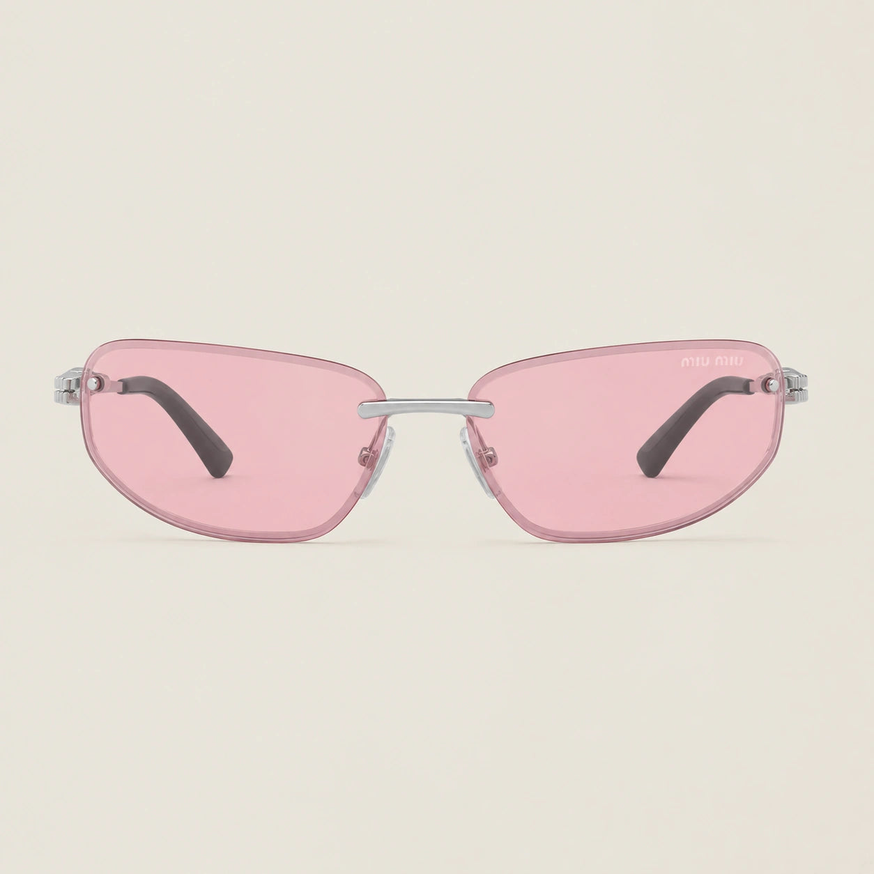 0MU A50S Oval Sunglasses Eyewear Pink