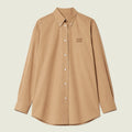 Logo-Applique Poplin Shirt