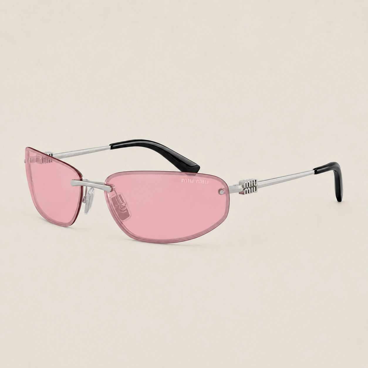 0MU A50S Oval Sunglasses Eyewear Pink