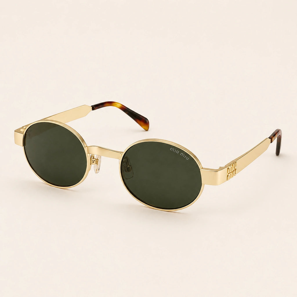0MU Oval Sunglasses