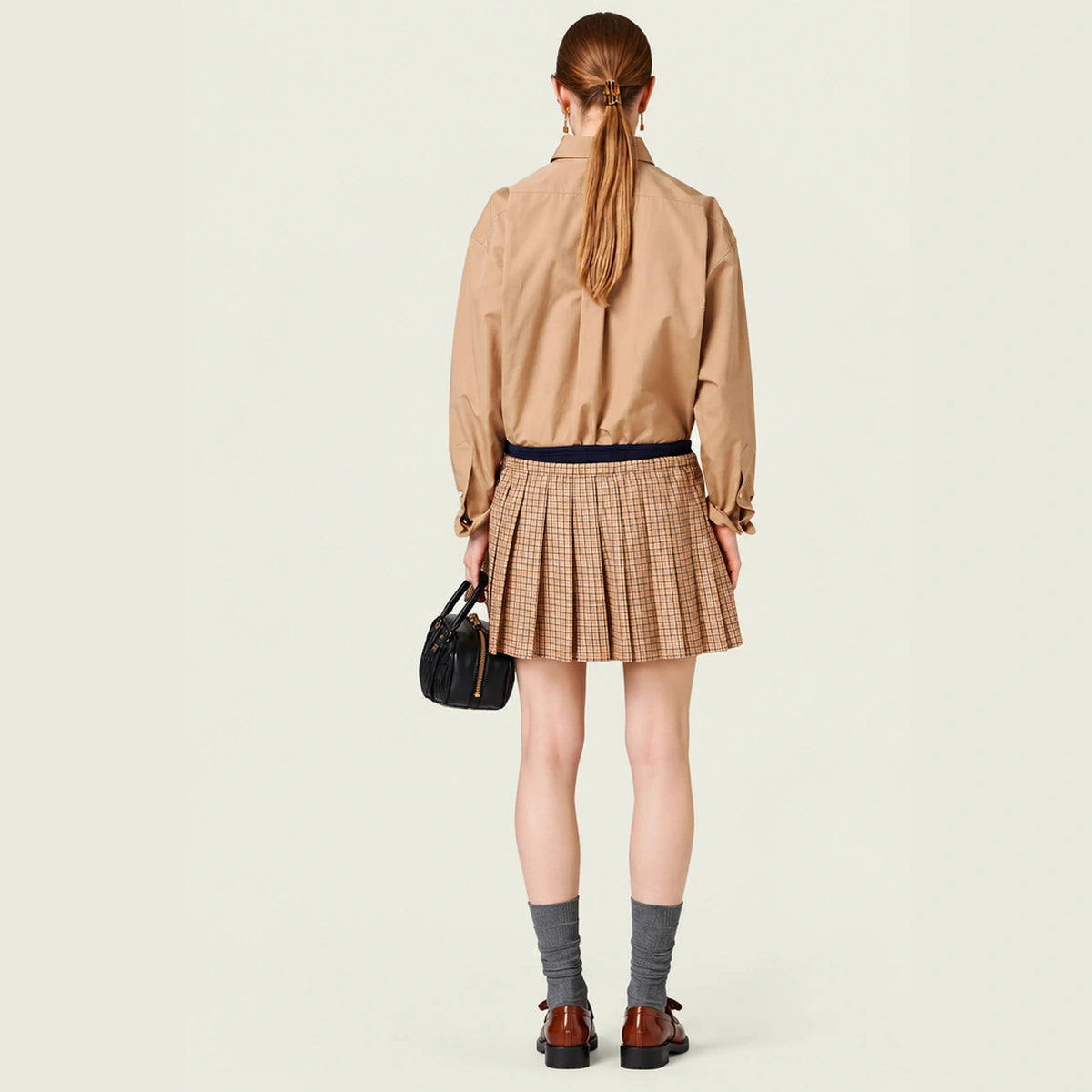 Logo-Applique Poplin Shirt