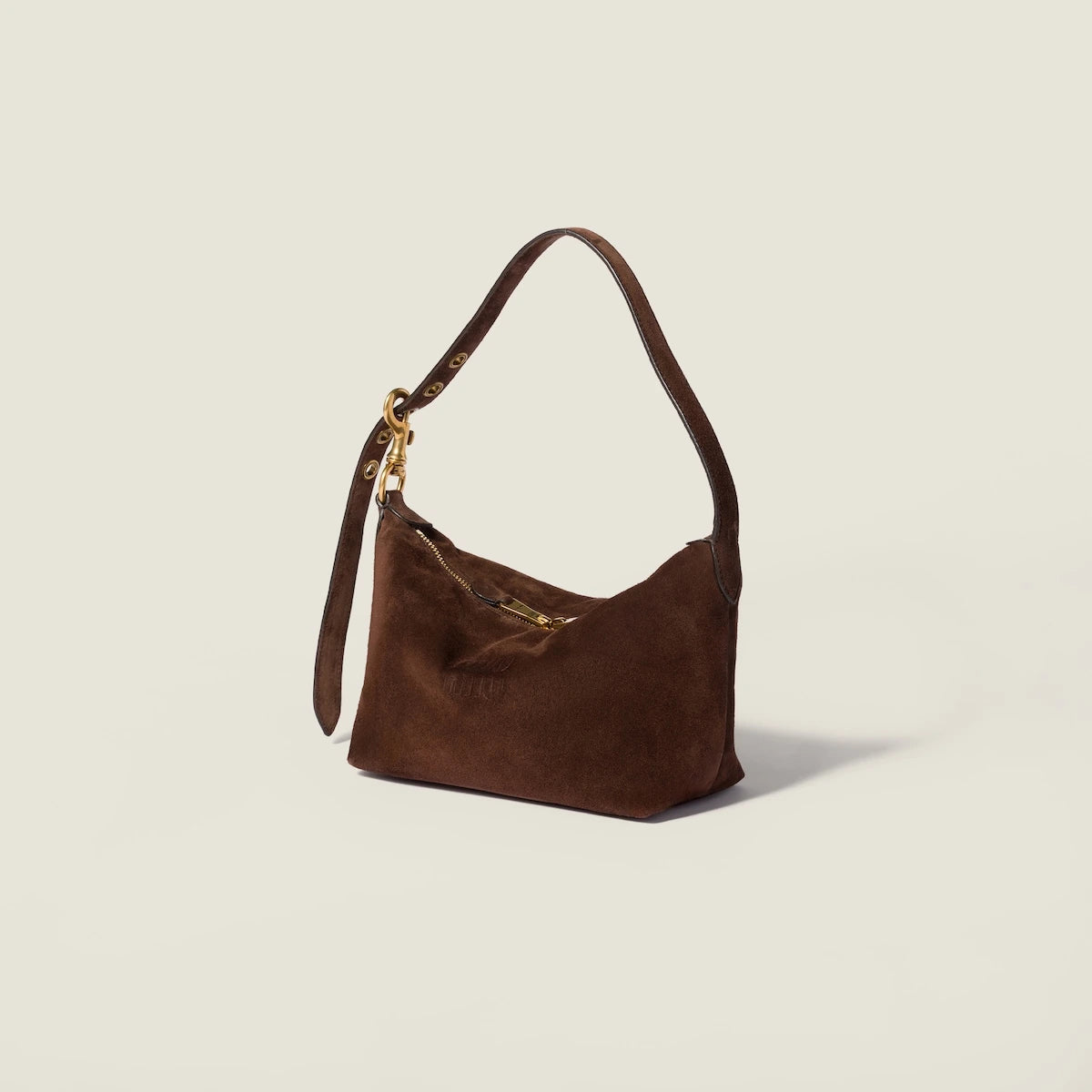 Spirit suede bag - Dark Brown