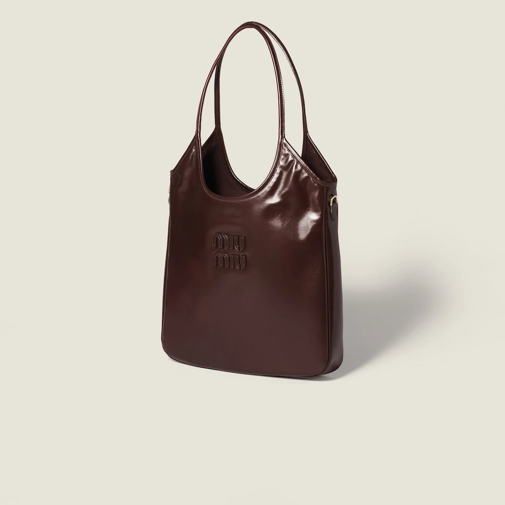 Ivy leather bag - Dark Brown