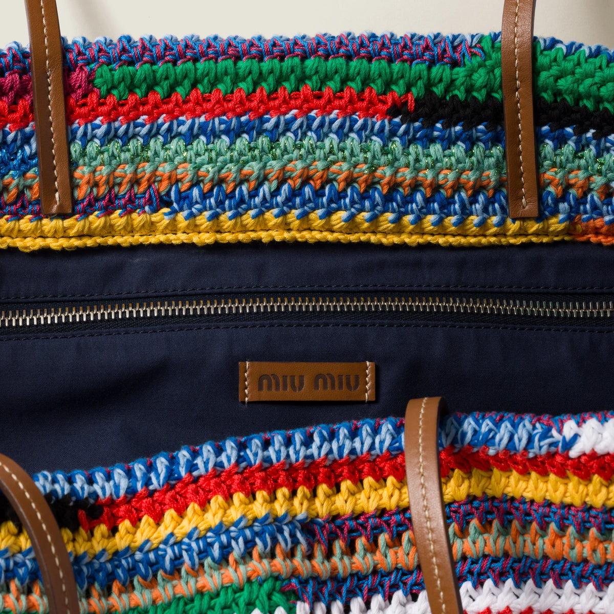 Crochet tote bag - Multicolored