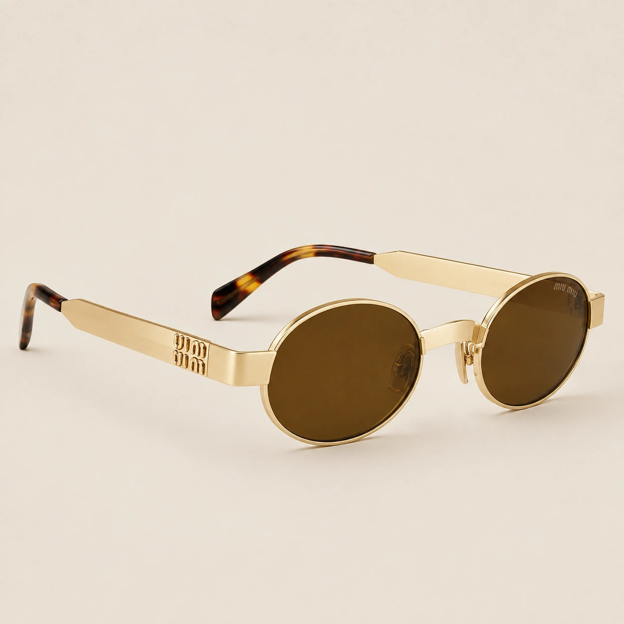 0MU B51S Oval Sunglasses