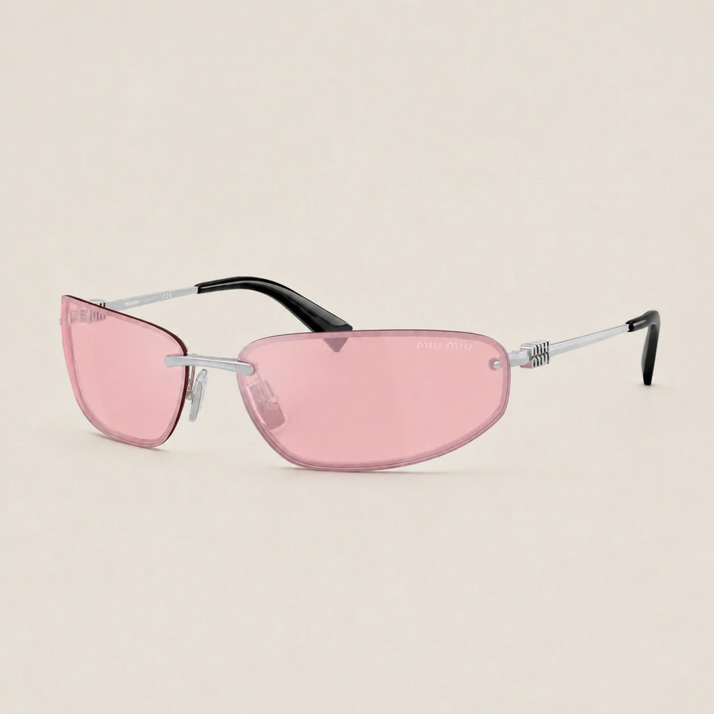 0MU A50S Oval Sunglasses Eyewear Pink
