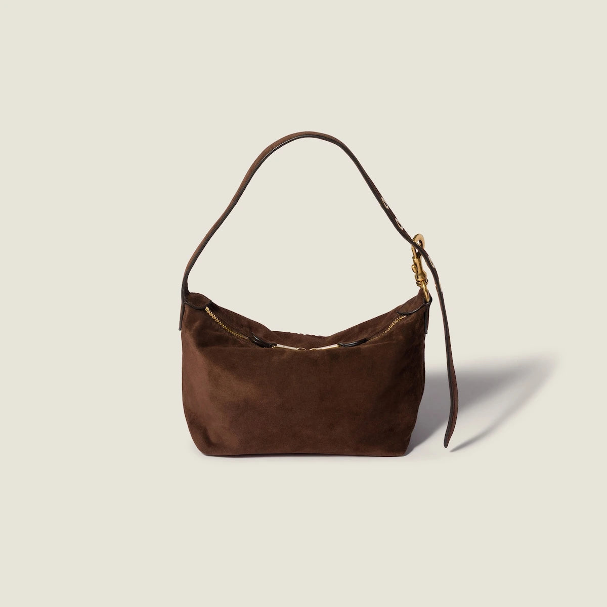 Spirit suede bag - Dark Brown