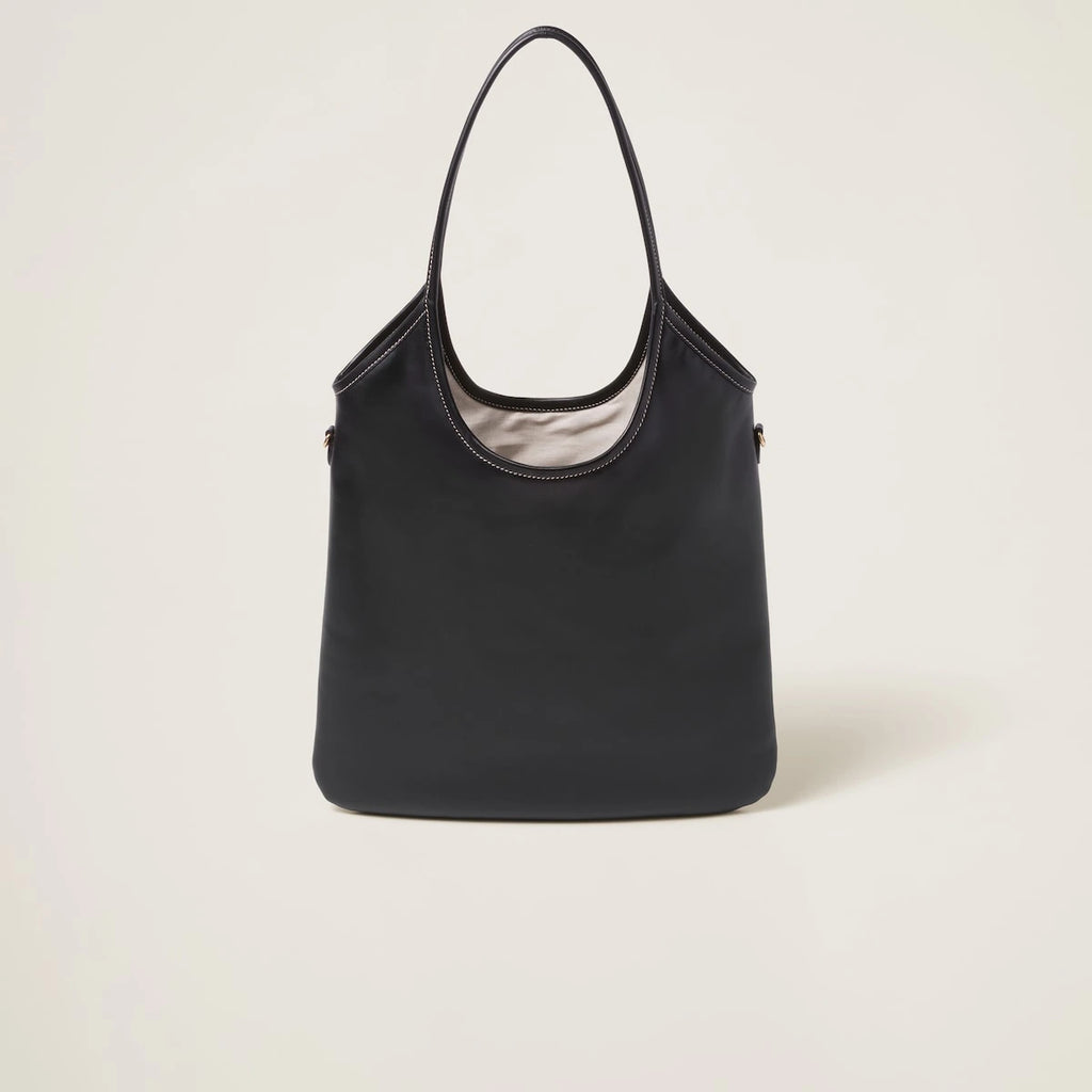 Ivy leather bag - Black