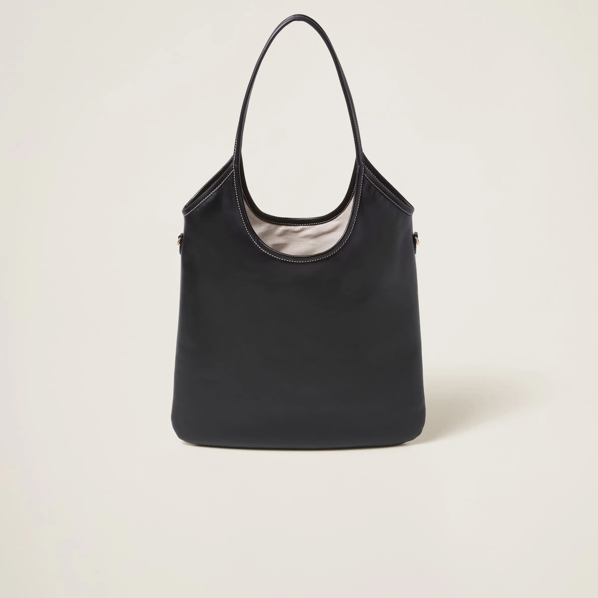 Ivy leather bag - Black