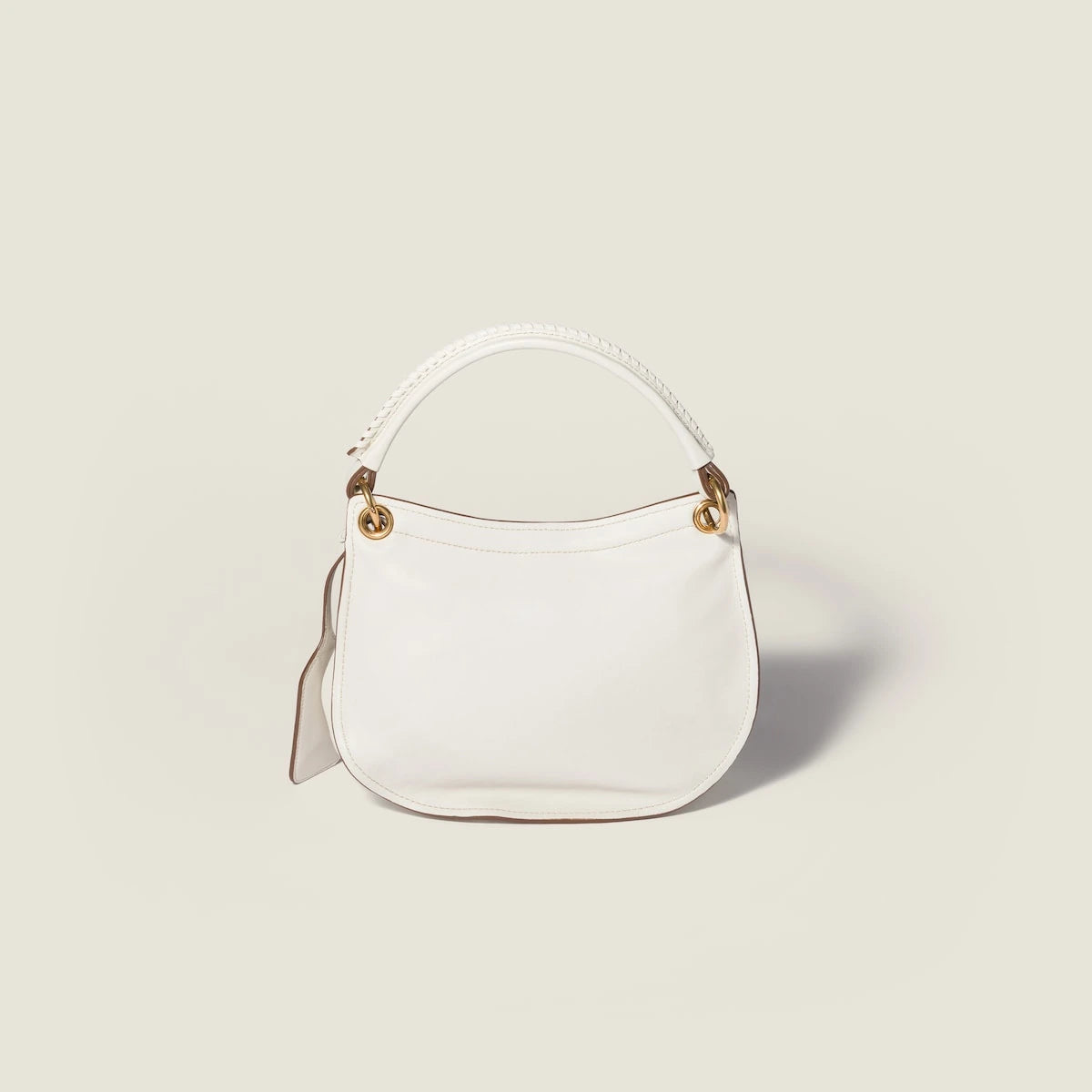 Rendez-vous nappa leather bag - Chalk White