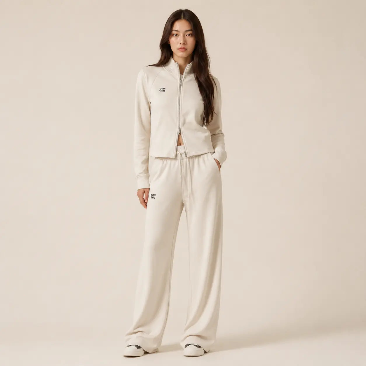 Ivory Tracksuit Set
