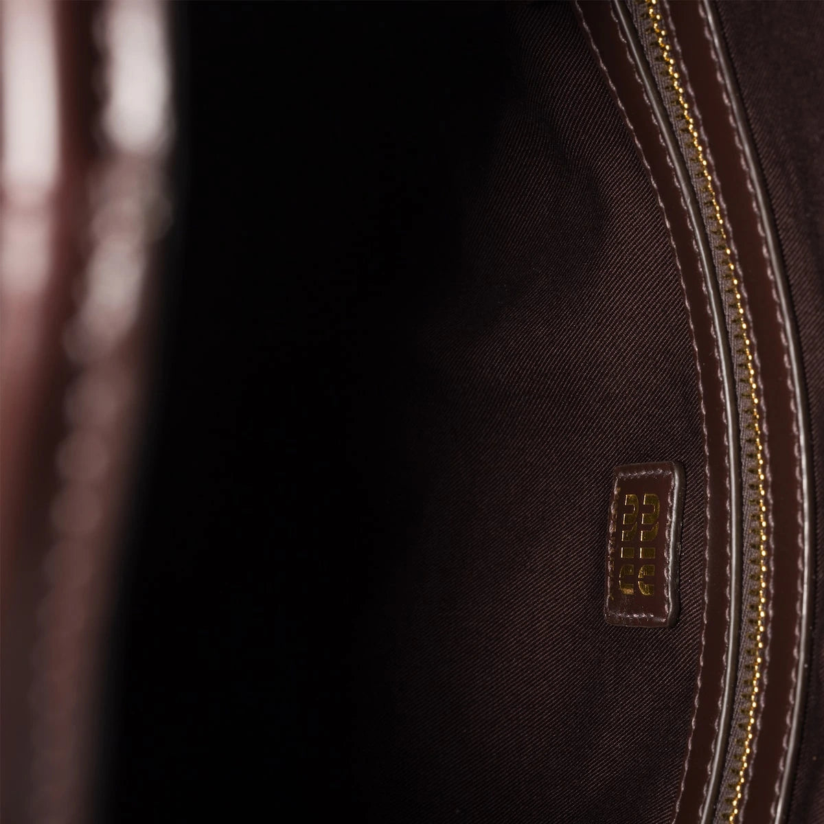 Ivy leather bag - Dark Brown