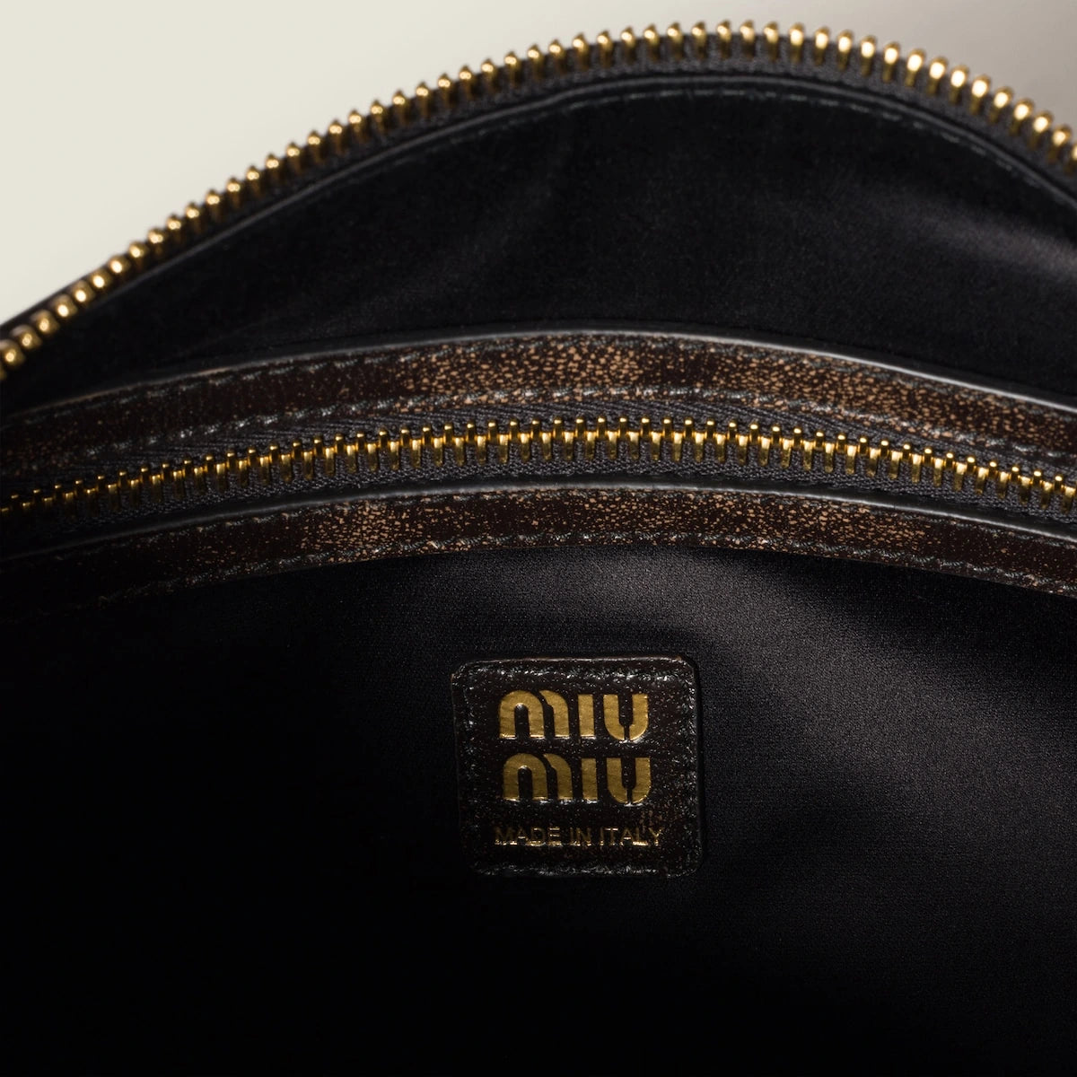 Pocket nappa leather bag - Coffee