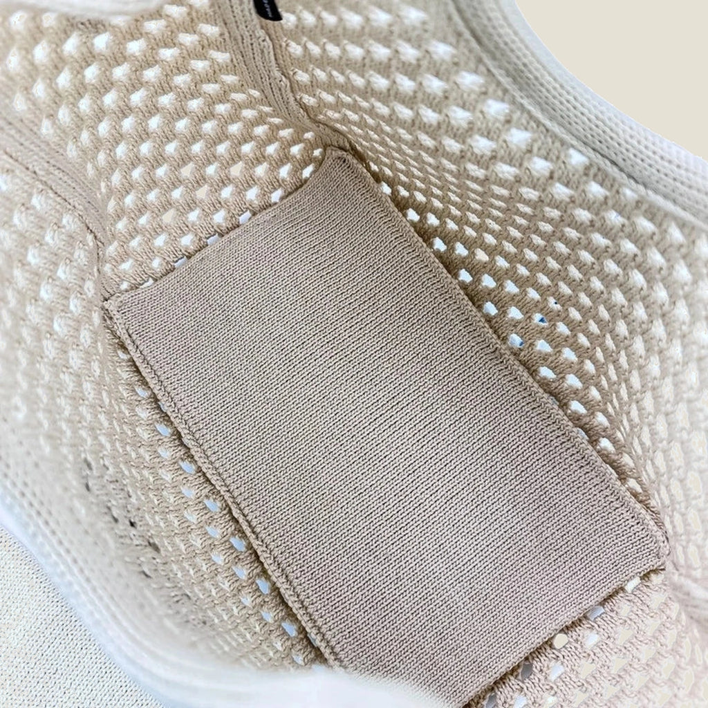 Ivy cotton tote bag -White