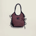Ivy crochet bag - Blue/Red