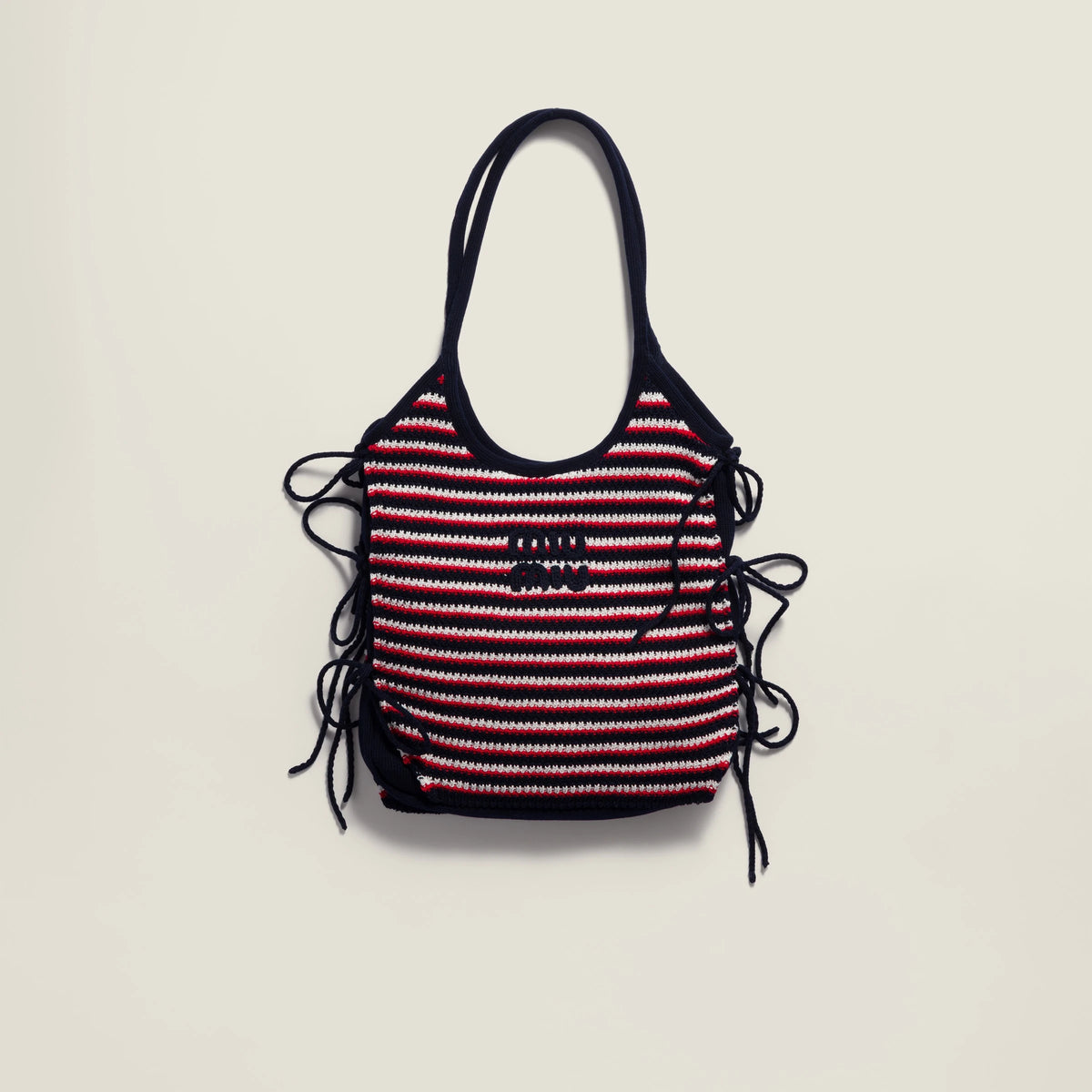 Ivy crochet bag - Blue/Red