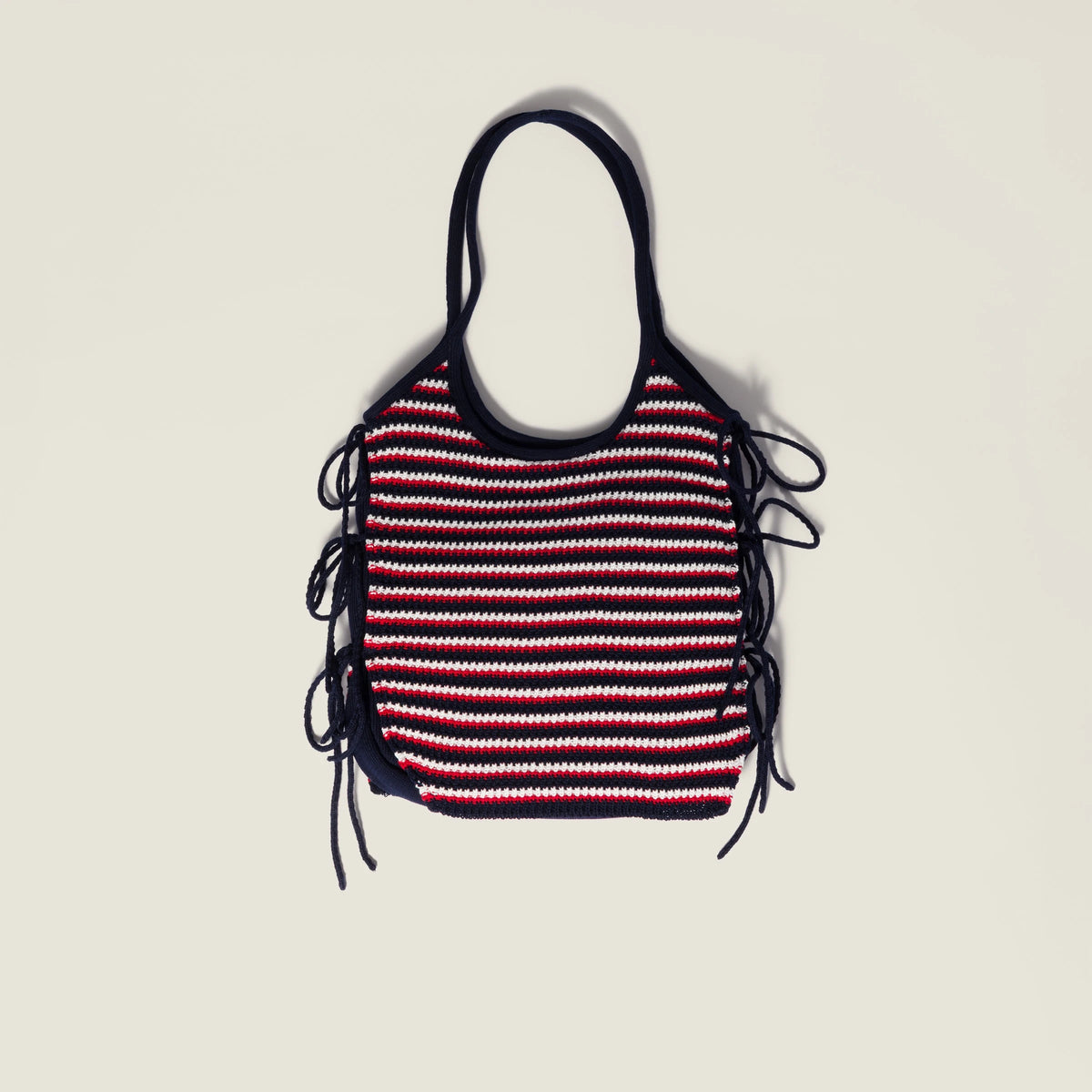 Ivy crochet bag - Blue/Red