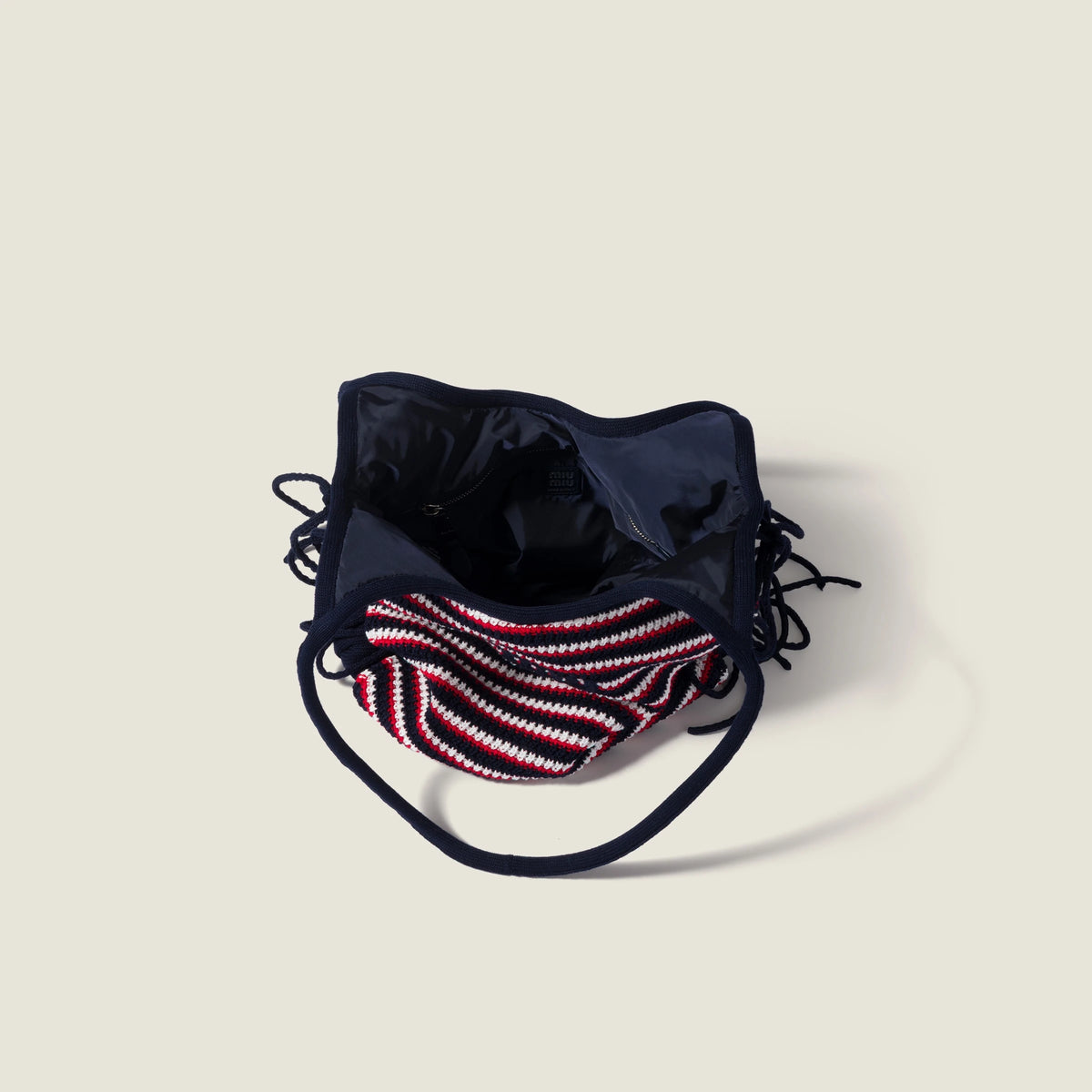 Ivy crochet bag - Blue/Red