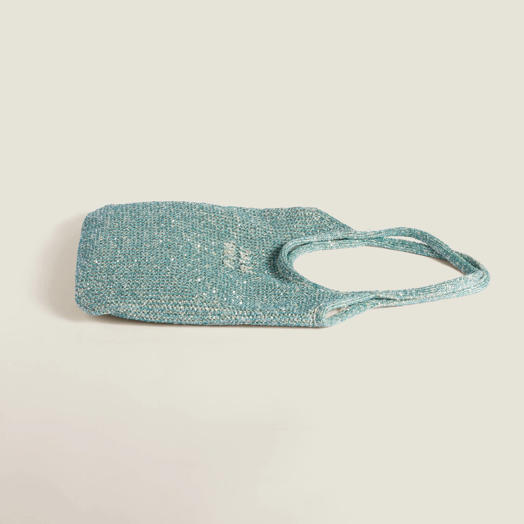 Ivy sequin mesh bag - Anise