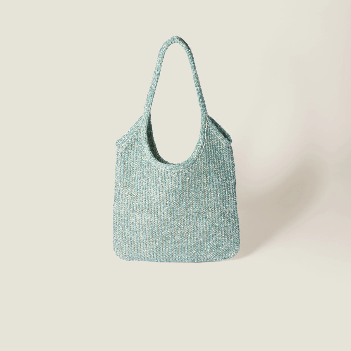 Ivy sequin mesh bag - Anise