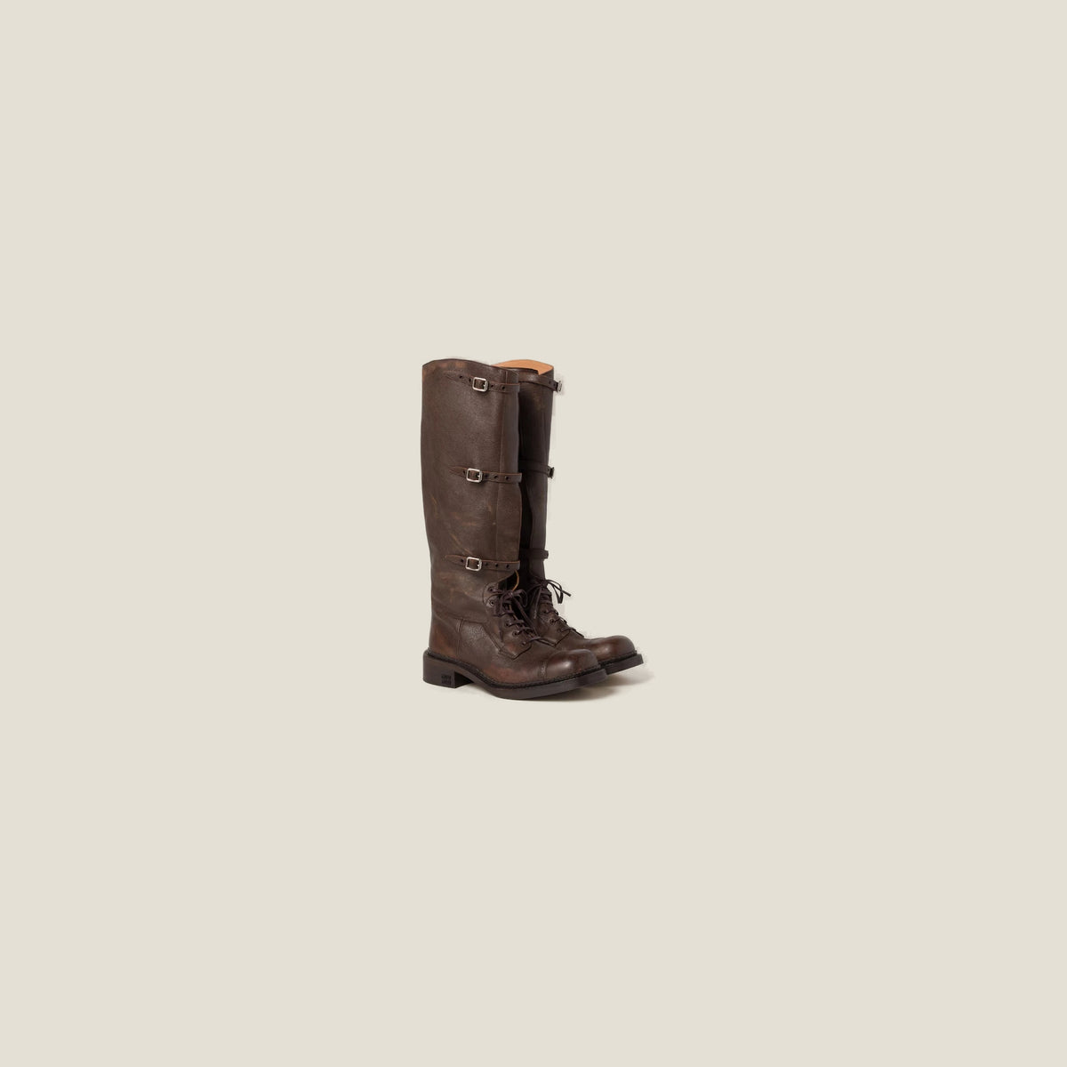 Cocoa Brown Leather Boots