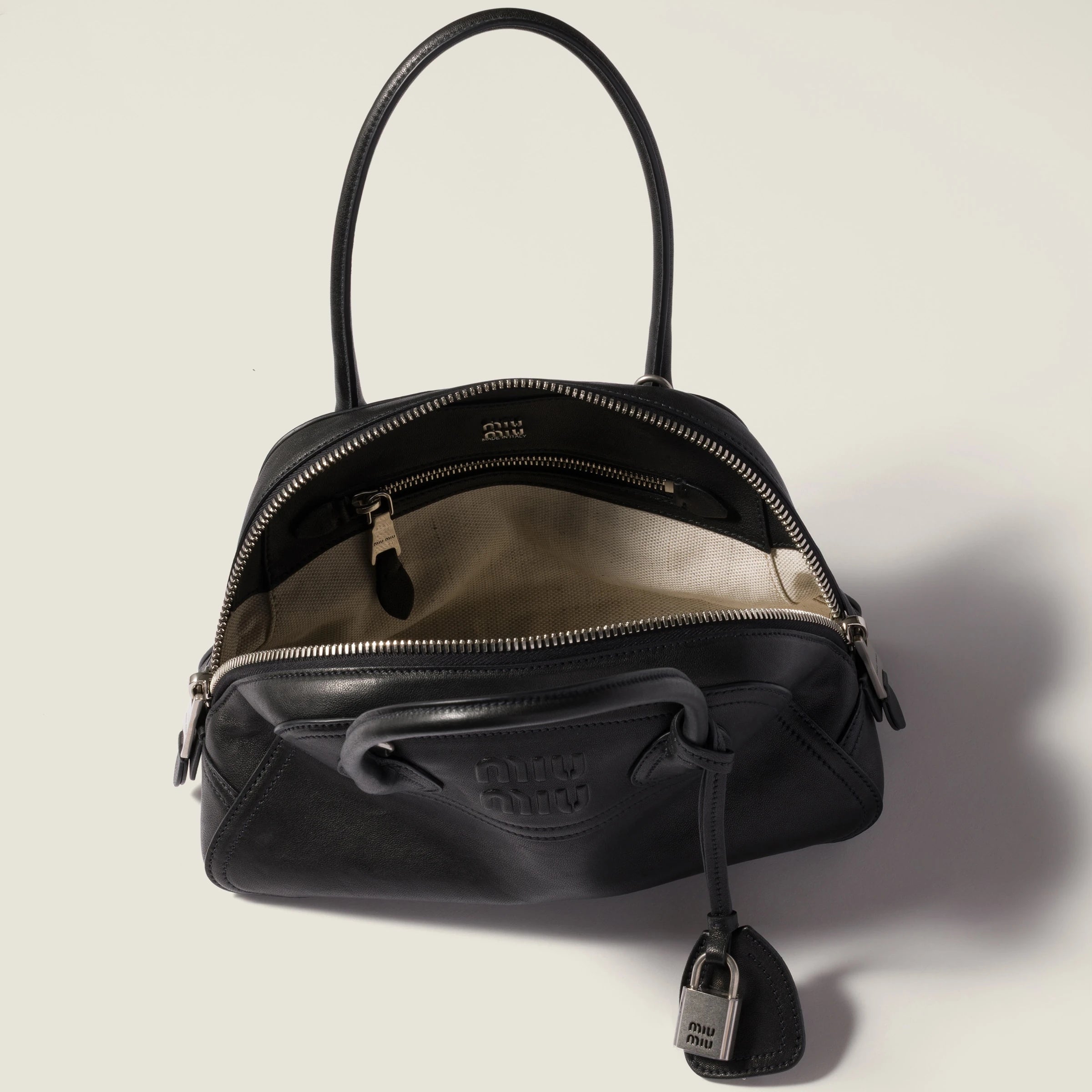 Vivant nappa leather bag - Black