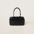 Beau leather top-handle bag