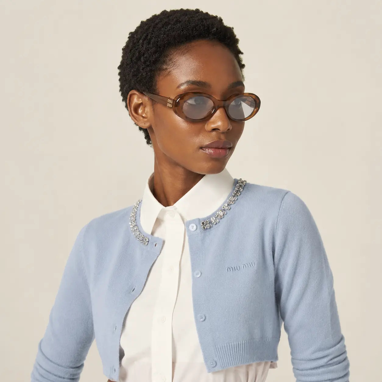 B09S Sunglasses Beige