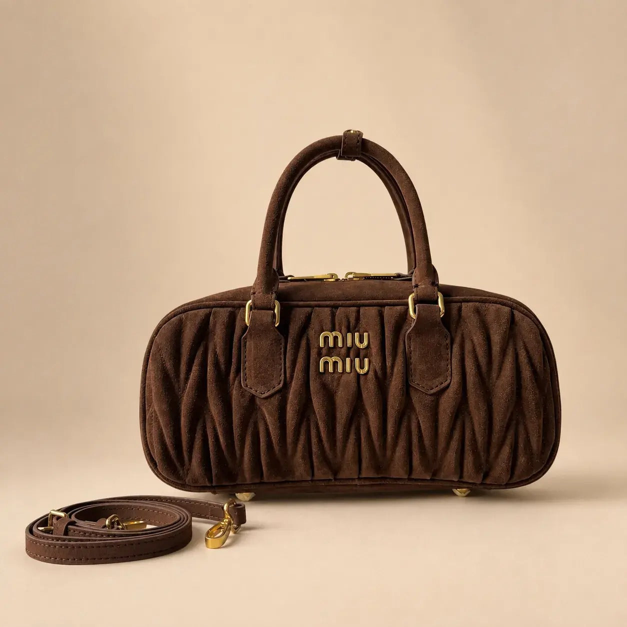 Arcadie matelassé nappa leather mini-bag