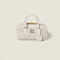 Arcadie matelassé nappa leather bag - White — view 1