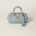 Arcadie matelassé nappa leather bag - Powder Blue — view 1