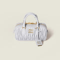 Arcadie matelassé nappa leather bag - Pearl Gray — view 1