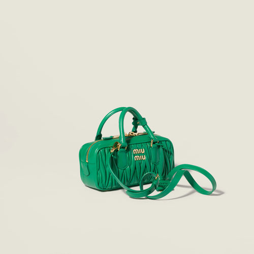 Arcadie matelassé nappa leather bag - Mango — view 2