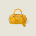 Arcadie matelassé nappa leather bag - Sunny Yellow — view 1