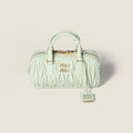 Arcadie matelassé nappa leather bag - Aqua — view 1