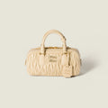Arcadie matelassé nappa leather bag - Soy Green — view 1
