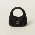 Wander matelassé nappa leather hobo bag - Black — view 1