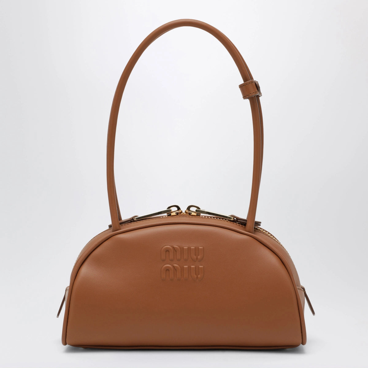 Beau leather handbag - Cognac — view 1