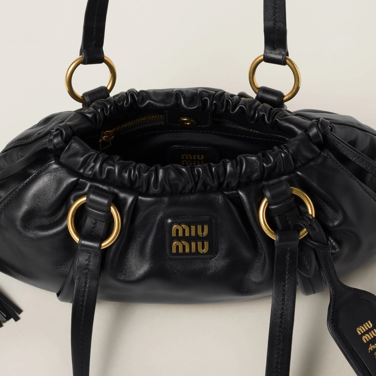 Joie nappa leather bag - Black — view 4