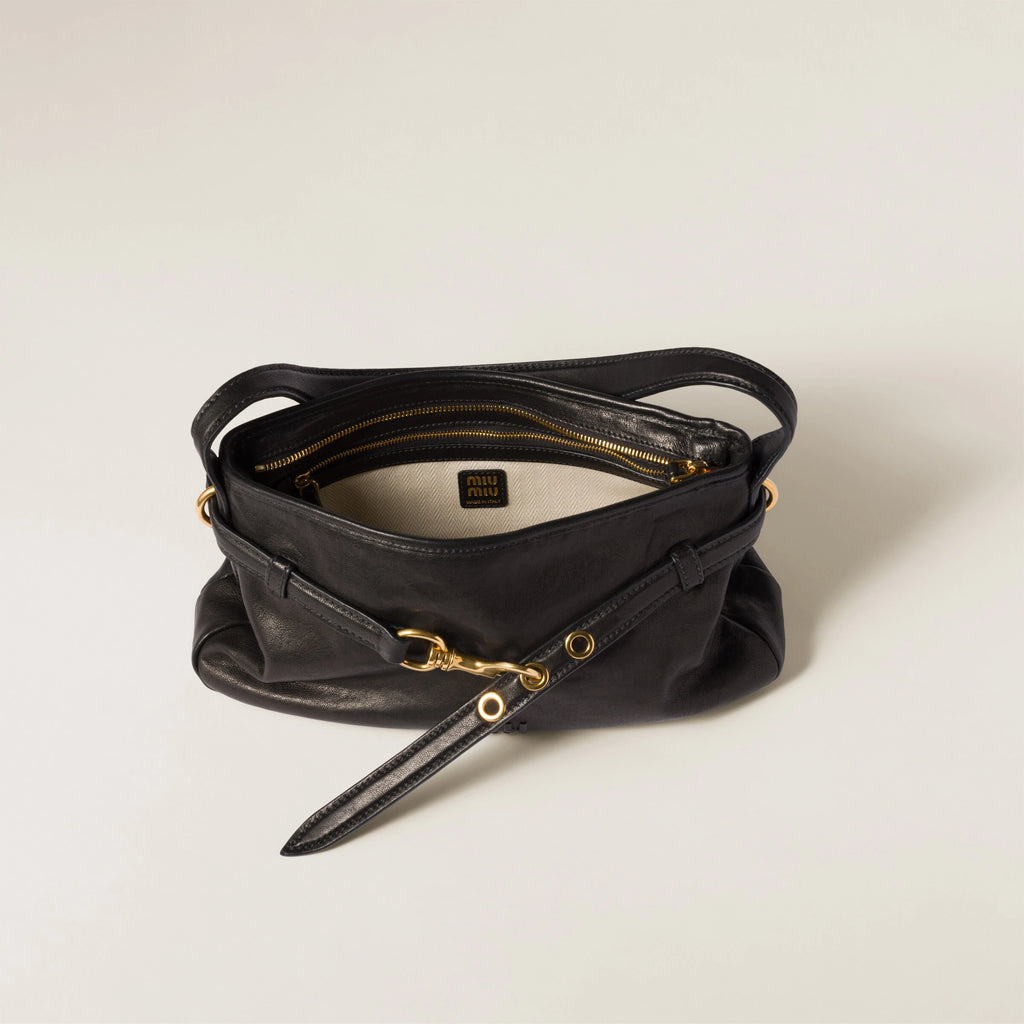 Aventure nappa leather bag - Black — view 4